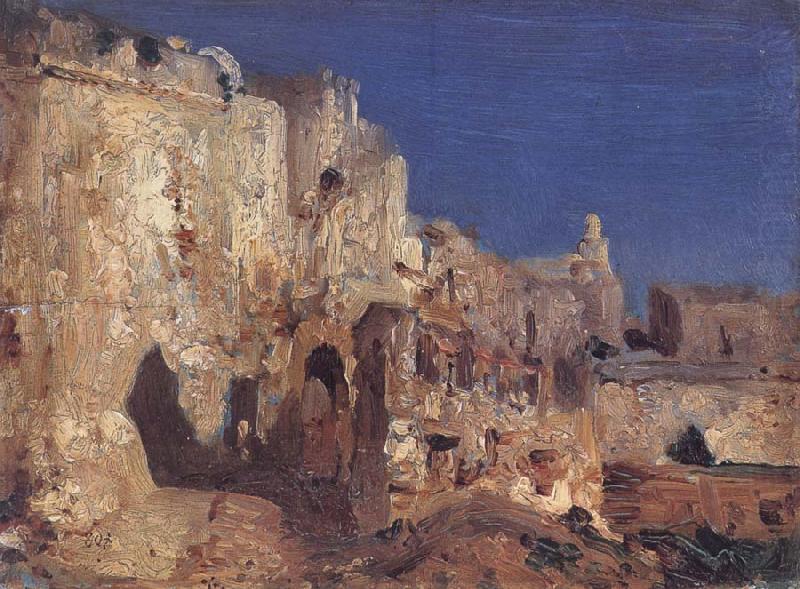 Felix Ziem The Ramparts,Algiers china oil painting image